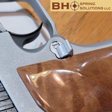 HiPower Convertible (Ambidextrous) Tactical Magazine Catch/Release for HiPower Pistols Stainless Hybrid Finished