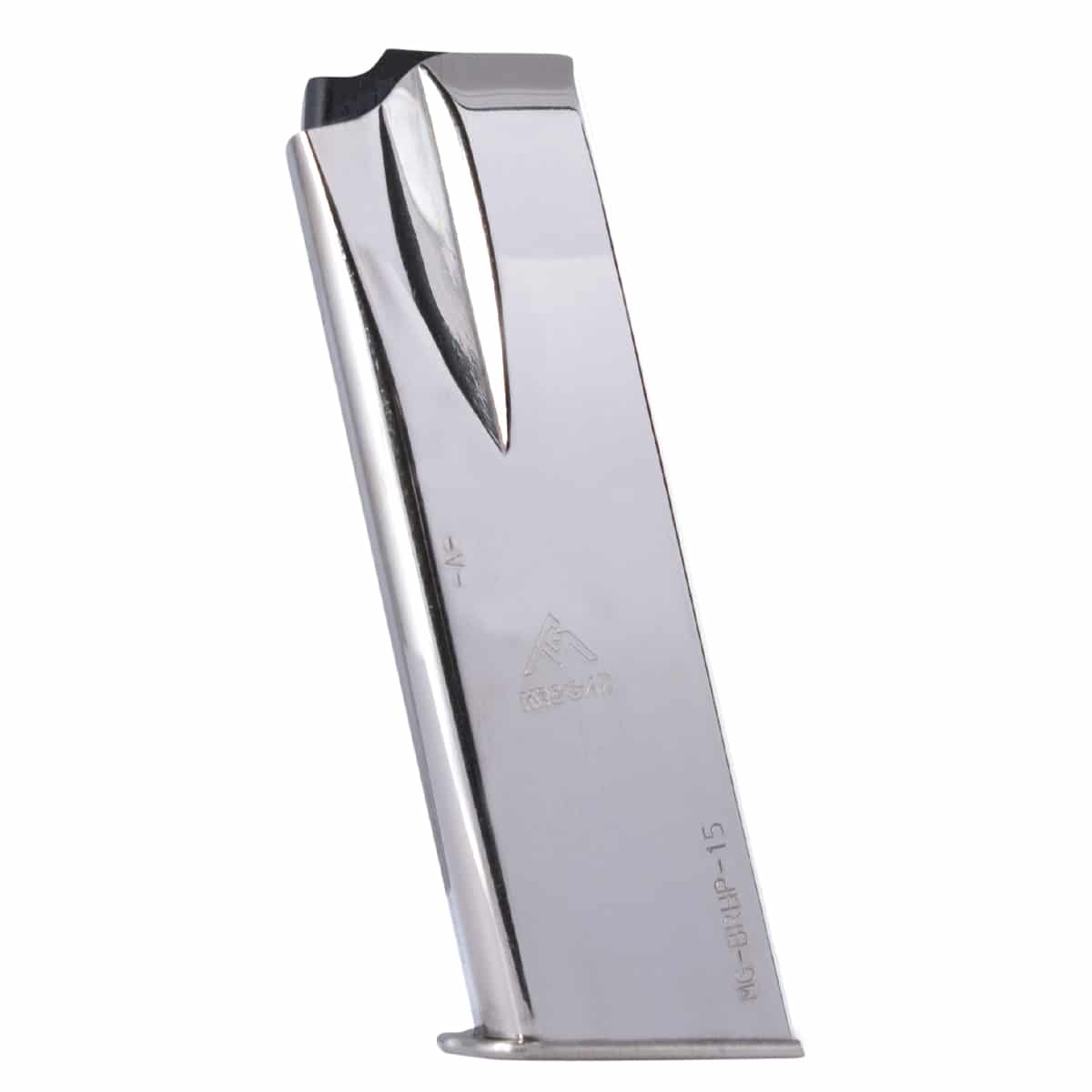 Hi-Power 9mm, 15 rounds, Nickel Magazine