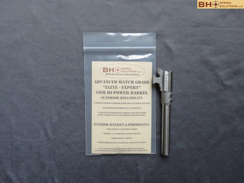 HI-POWER BARREL ADVANCED MATCH GRADE 9mm ELITE-EXPERT (11 Deg. CROWN)