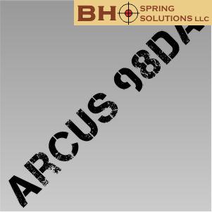 Arcus 98 DA 9mm, 15 rounds, Blued Magazine