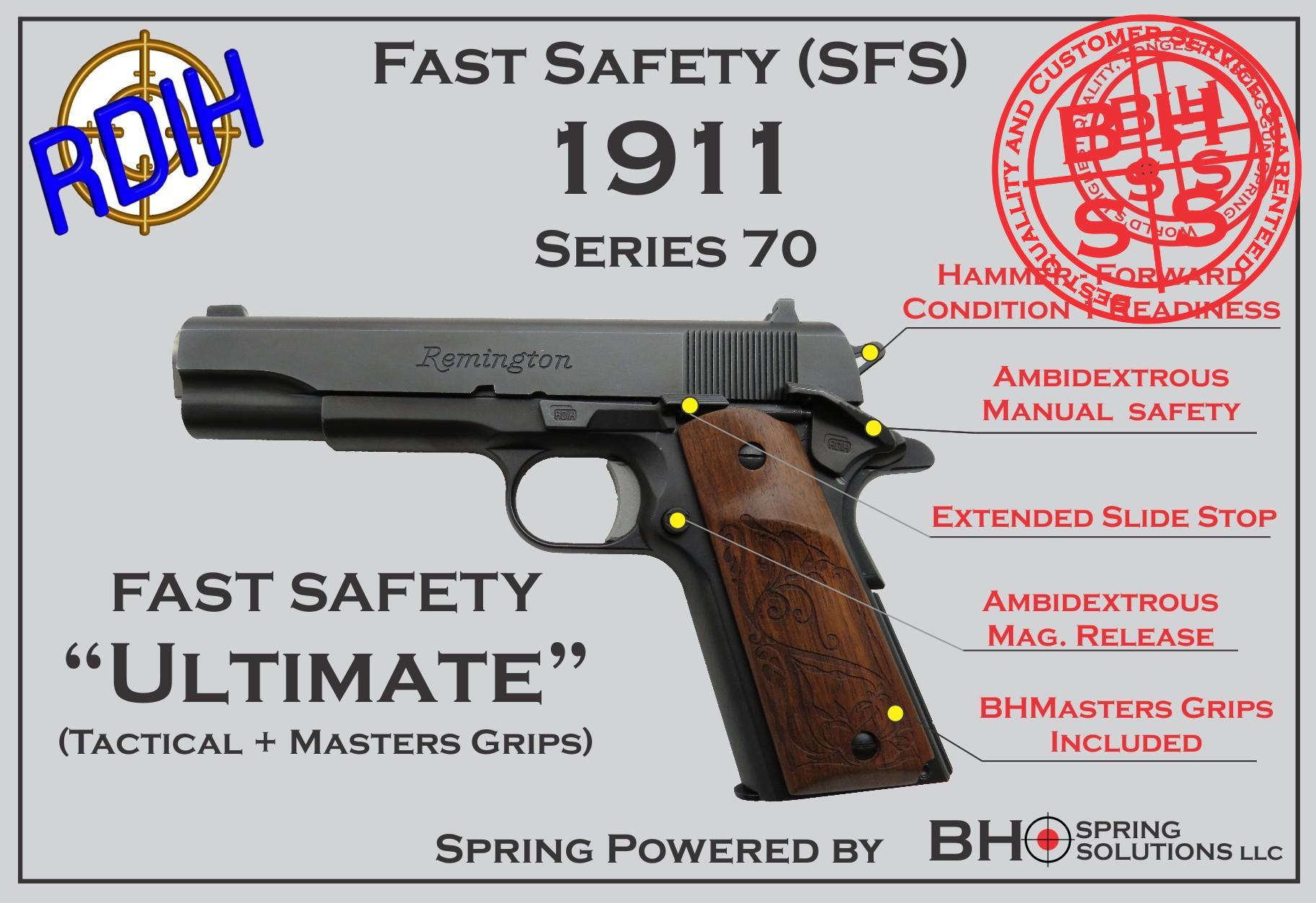 Ultimate Fast Safety (SFS V2.0) for 1911s Series 70