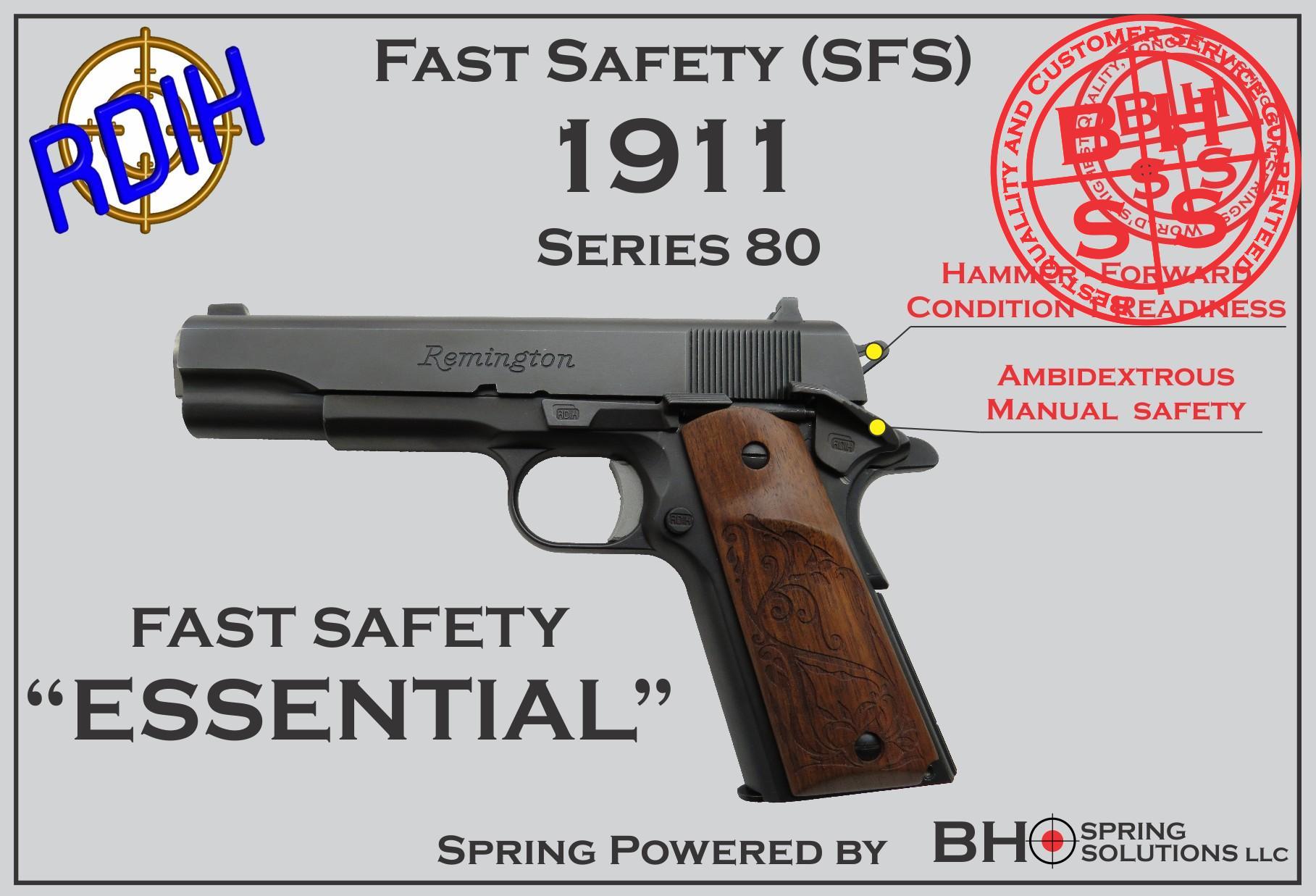 Essential Fast Safety (SFS V2.0) for 1911s Series 80