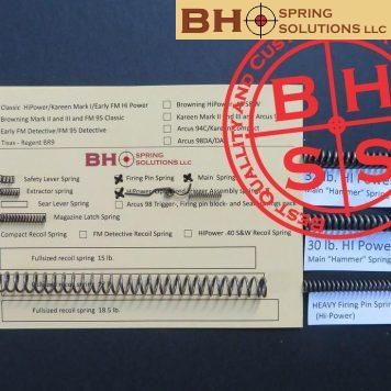 Tisas Regent BR9 Essential Spring Kit