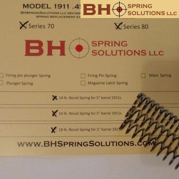 1911 Recoil Springs Kit 14/16/18 lb.