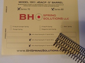 1911 Recoil Springs Kit 14/16/18 lb.