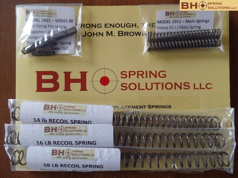 1911 Series80 Tune-Up and Optimization Spring Kit