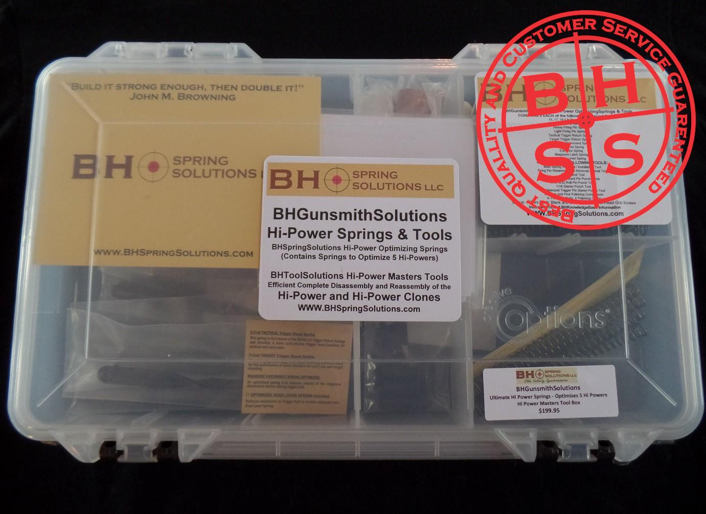 BHGunsmtihSolutions Springs&Tools