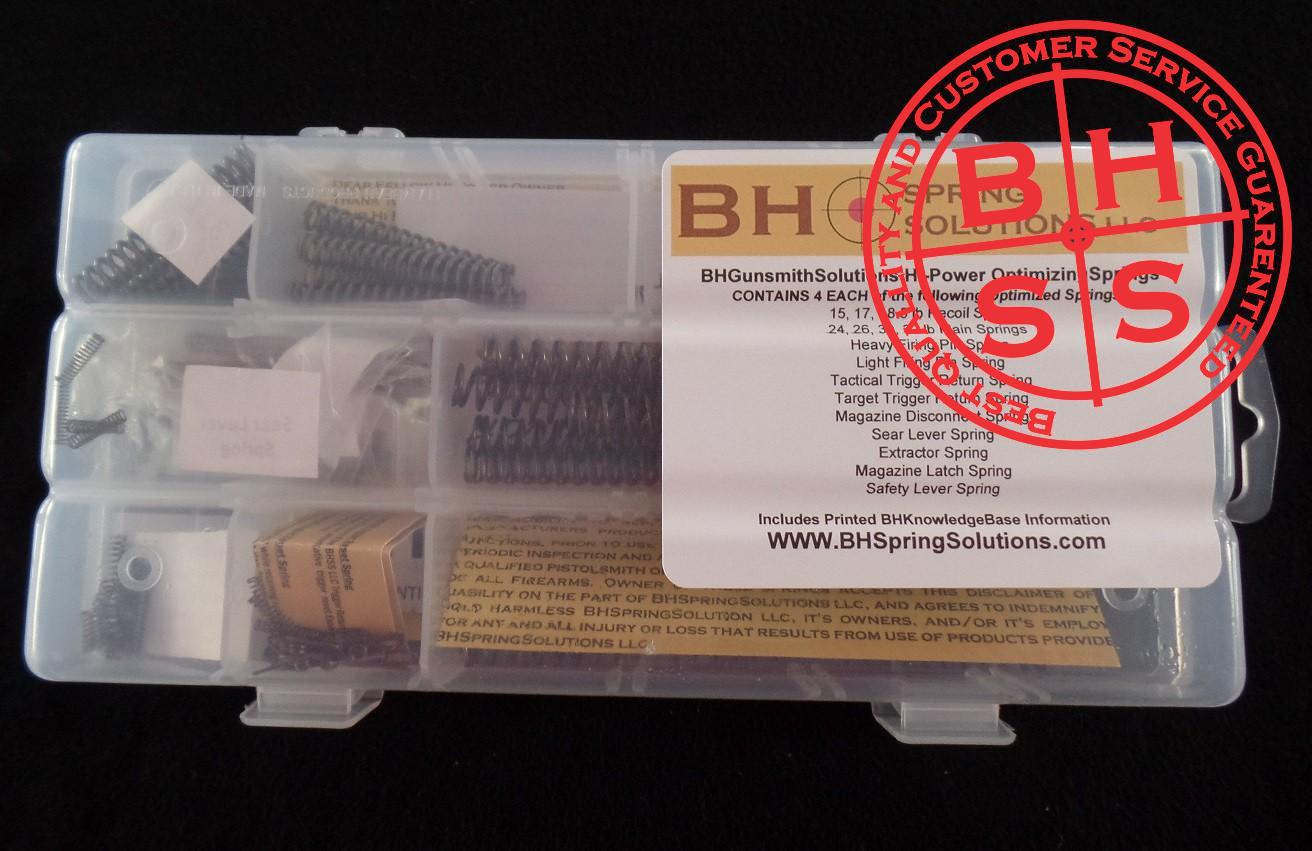 BHGunsmtihSolutions Hi-Power Optimizing Spring Set