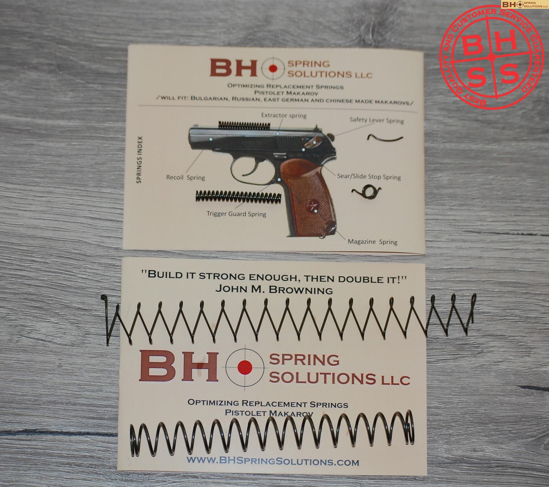 Complete Makarov Spring Kit + extra Mag. Spring + extra Sear/ Slide Stop spring