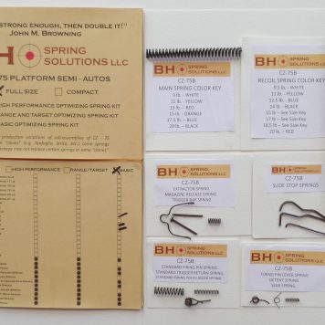 Basic Complete Spring Kit for CZ75/B/BD and clones
