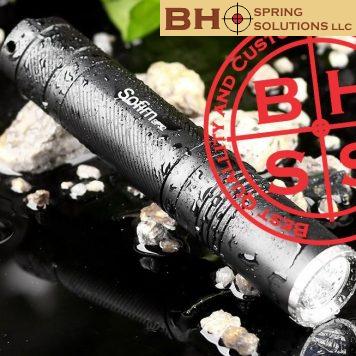 Tactical Rechargeable Flashlight w/ USB Charging Cable