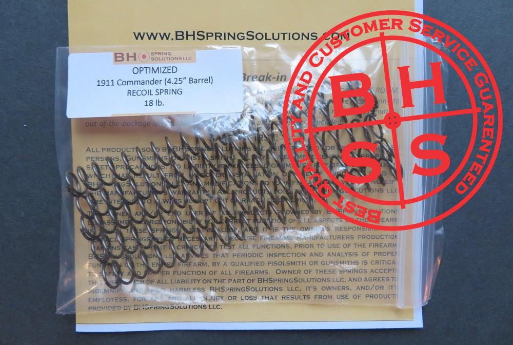 4.25" 1911 Recoil Springs Kit 5-Pack 18lb.