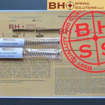 Complete Optimizing Spring System for 5" (Government)  9mm/ .38Super  1911s s.80