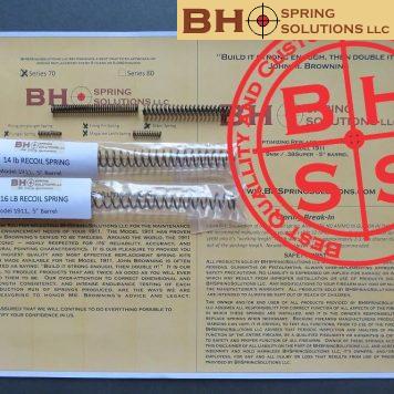 Complete Optimizing Spring System for 5" (Government) 9mm/ .38Super 1911s s.70