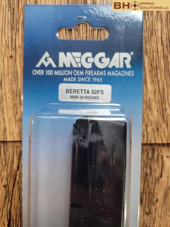 Beretta 92 Full Size 20 Round Blued Magazine - Anti-Friction Coated - Image 2