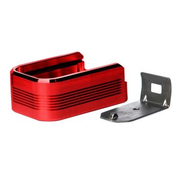 MEC-GAR Aluminum +2 FOR POLYMER BASE MAGAZINE RED