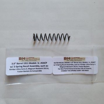 Recoil Spring for 3" .45ACP 1911s