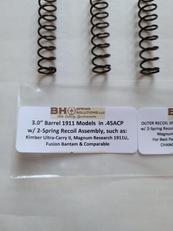 Recoil Springs for 3" .45ACP 1911s Pack of 5 - Image 3