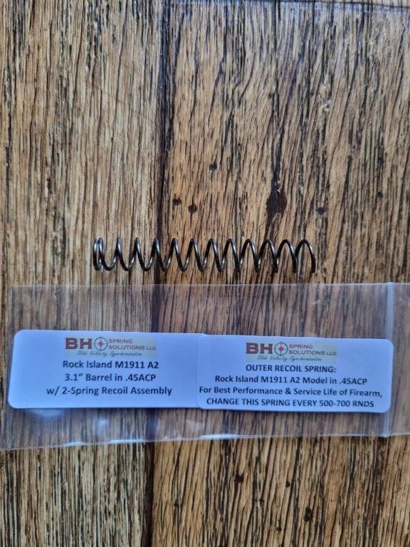 3.1" Rock Island M1911 A2 Outer Recoil Spring .45ACP