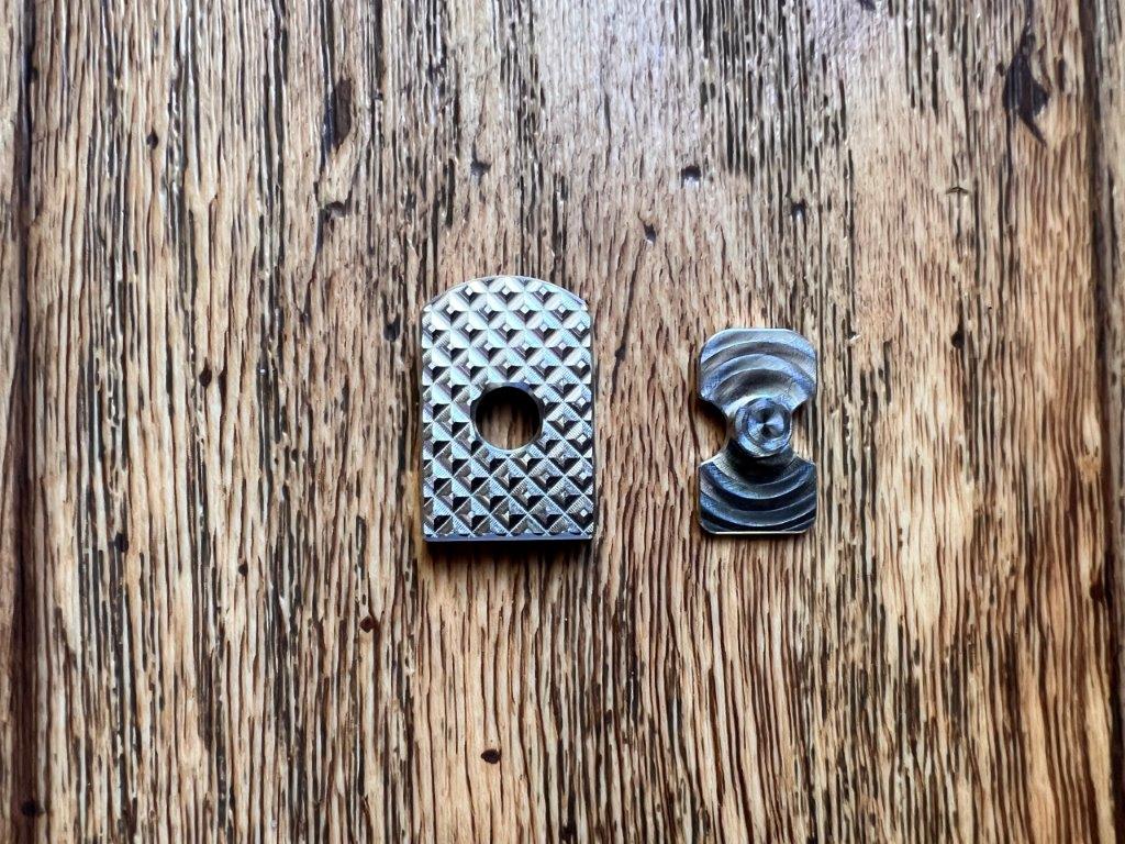BHAdvanced Stainless-Aluminum Finger-Rest Base Plate for Mecgar 13 & 15 Round 9mm, and 10 Round .40S&W Hi-Power Magazines (+0 capacity)