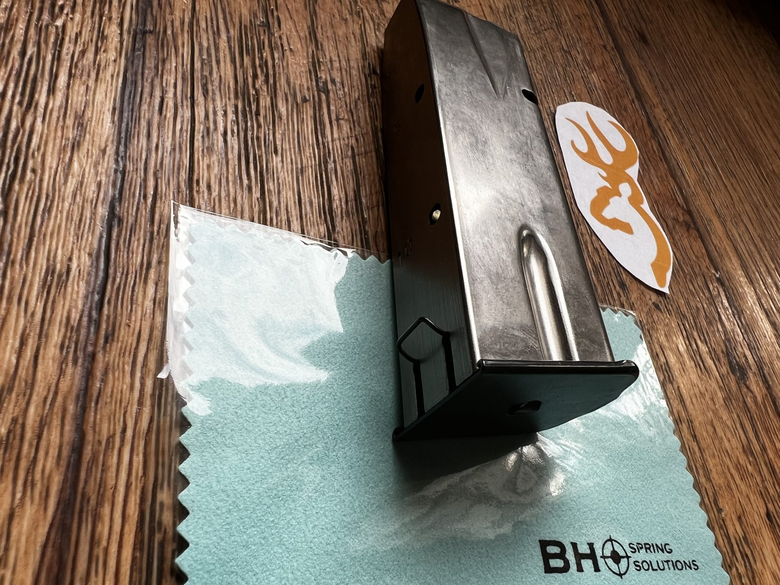 .40S&W Hi-Power "Mousetrap" 10 rnd. Magazine OEM - Image 2